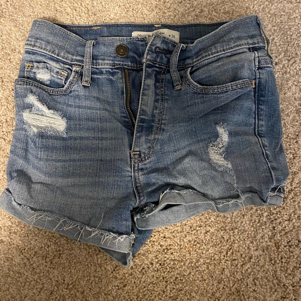 Abercrombie jean shorts